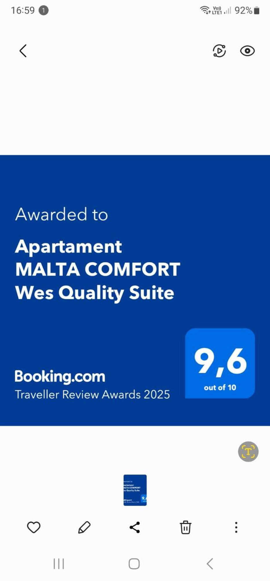 Apartament Malta Comfort Wes Quality Suite Poznan Luaran gambar
